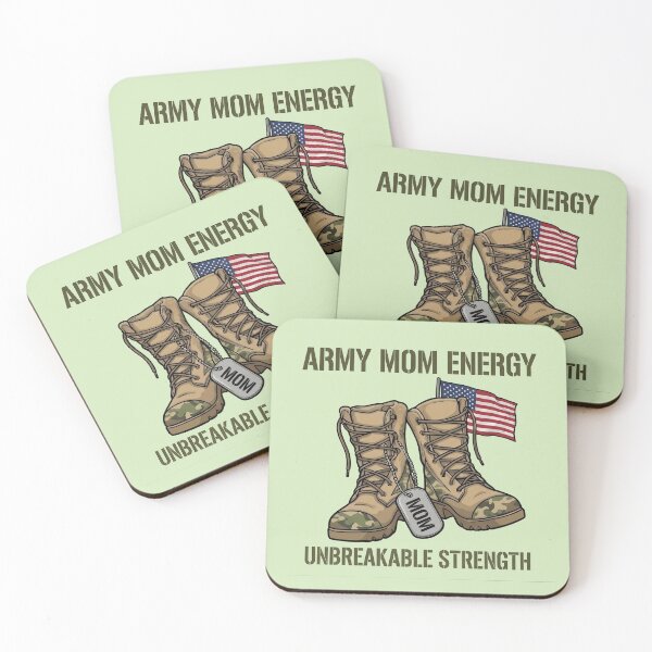 Item preview, Army Mom Energy Unbreakable Strength Military Mother  designed and sold by LuloCreative.