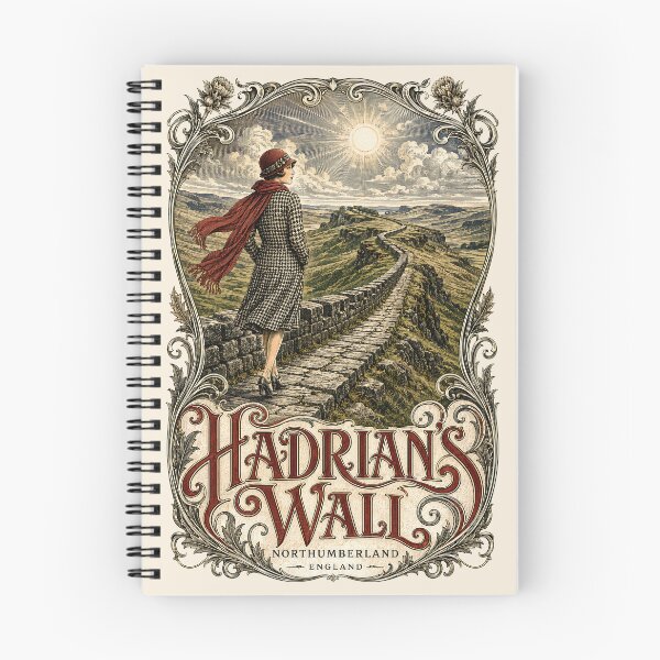 Item preview, Hadrian's Wall, Northumberland, England [Wood Engraving] designed and sold by elektronen.