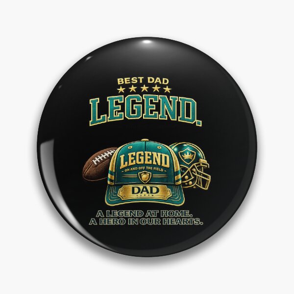 Item preview,  Dad Legend Teal Baseball Cap designed and sold by DonnaRaquel.
