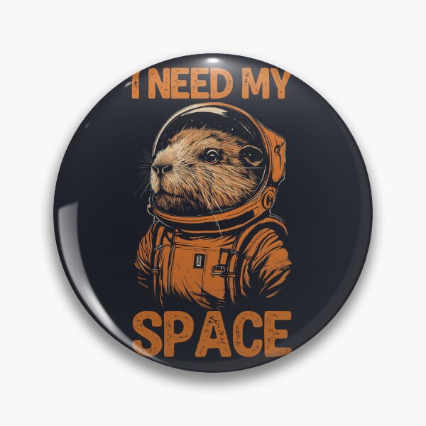 Item preview, Funny Astronaut Capybara - I Need My Space designed and sold by legendaryskins.