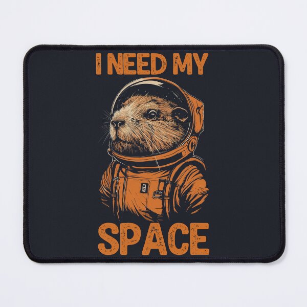 Item preview, Funny Astronaut Capybara - I Need My Space designed and sold by legendaryskins.
