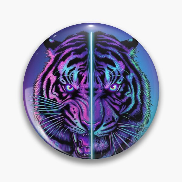 Item preview, Duality Tiger Neon Nature Lgbtq+ WLW Decor Poster Print Art Comic Saying  designed and sold by Mind Space.