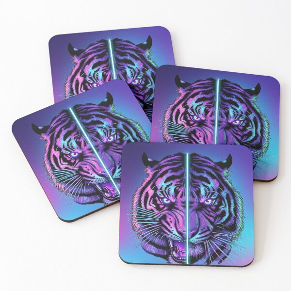 Item preview, Duality Tiger Neon Nature Lgbtq+ WLW Decor Poster Print Art Comic Saying  designed and sold by Mind Space.
