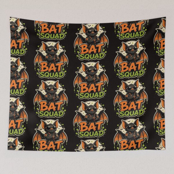 Item preview, Bat Squad Halloween Shirt Cute Flying Bat Graphic Spooky Season Costume Halloween Party Trick Or Treat Gothic Fall Design designed and sold by VectorJoy.