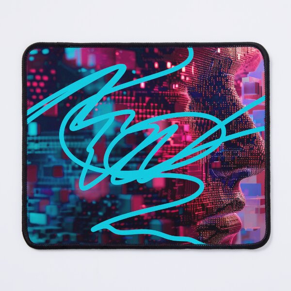 Item preview, Sci-Fi Robot Techno Glitch Lines With Blur Aesthetic designed and sold by DEC02.