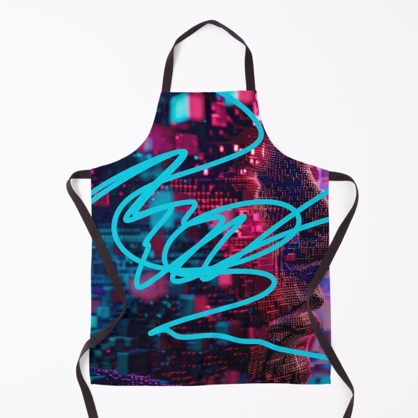Item preview, Sci-Fi Robot Techno Glitch Lines With Blur Aesthetic designed and sold by DEC02.