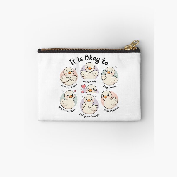 Item preview, Mental Health Awareness Positive Affirmation Self Love Emotional Wellness Cute Duck Motivation Kindness Encouragement designed and sold by designstoriesMK.