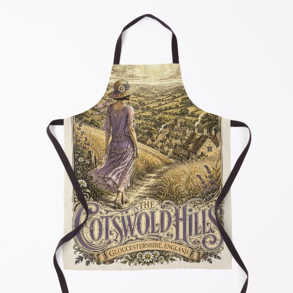 Item preview, The Cotswold Hills, Gloucestershire, England [Wood Engraving] designed and sold by elektronen.