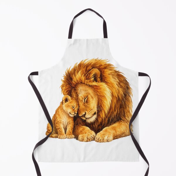 Item preview, Lion and Cub Father's Day: Watercolor Wildlife Dad Gift designed and sold by TheAngelHeart.