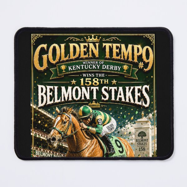 Item preview, GOLDEN TEMPO — Winner of the 158th Belmont Stakes | June 6, 2026 designed and sold by DBM Photo Art 1.