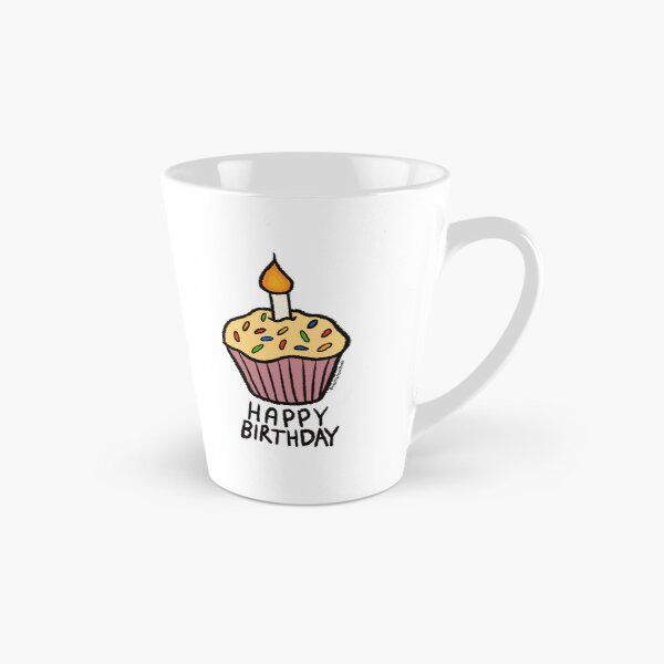 Item preview, Happy Birthday Cupcake Illustration  designed and sold by st4rlitmoon.
