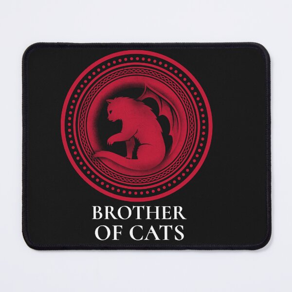 Item preview, Mystic Winged Guardian: Crimson Cat Seal Emblem- Brother of Cats designed and sold by SachiPathways.
