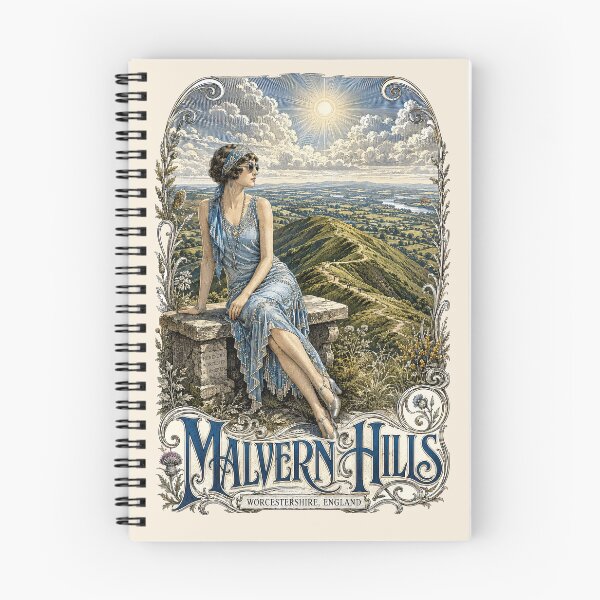 Item preview, Malvern Hills, Worcestershire, England [Wood Engraving] designed and sold by elektronen.