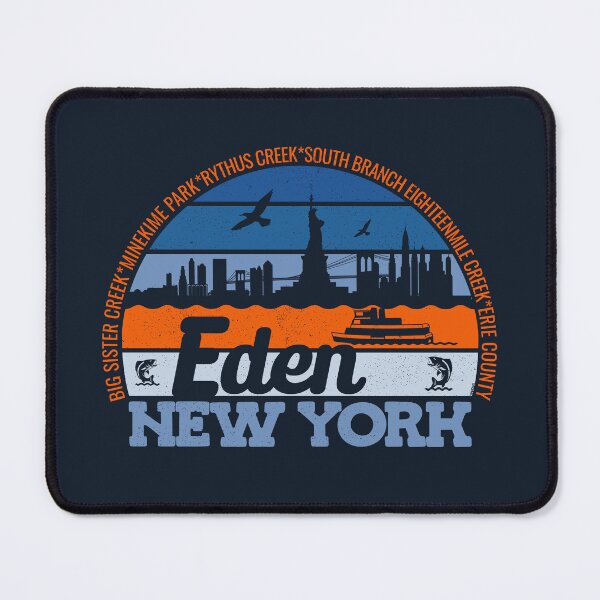 Item preview, Eden New York Sunset Retro Vintage Local Pride Logo designed and sold by CRHPOD20.