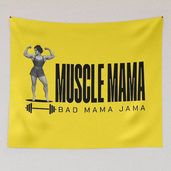 Item preview, Strong Muscle Mama Fitness Graphic Tee designed and sold by TheSnarkyShark.
