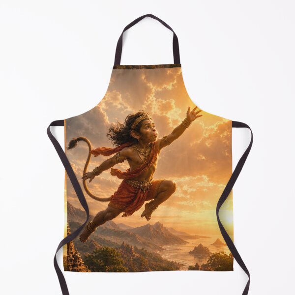 Item preview, Young Hanuman Reaching for the Sun – Divine Childhood Adventure Artwork designed and sold by Homyar.