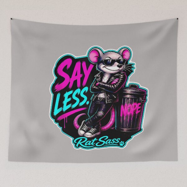 Item preview, Say Less - Attitude Sarcastic Humor Bold Streetwear Tank Top designed and sold by GreggRoss.