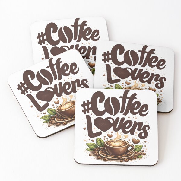 Item preview, Coffee Lovers Art designed and sold by FlatInkStudio.