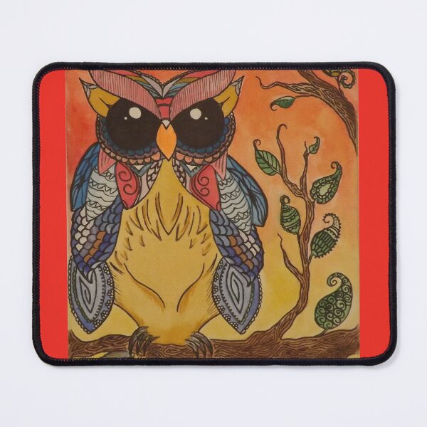 Item preview, Perched Owl designed and sold by ThatsWickedbyJo.