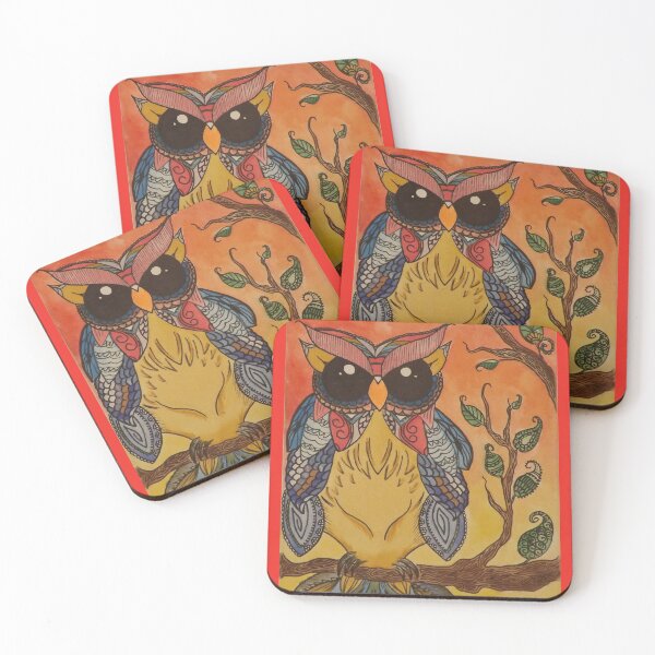 Item preview, Perched Owl designed and sold by ThatsWickedbyJo.