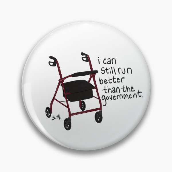 Item preview, I Can Still Run Better Than The Government | Political Art designed and sold by st4rlitmoon.