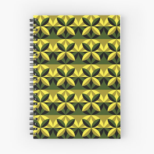 Item preview, Green, Mustard And Black Mid-Century Modern Pattern designed and sold by DEC02.