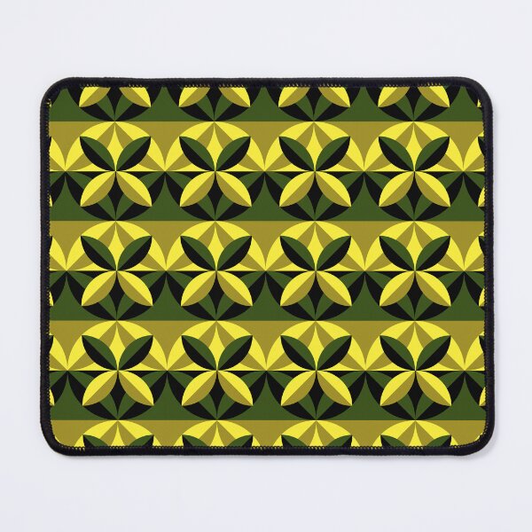 Item preview, Green, Mustard And Black Mid-Century Modern Pattern designed and sold by DEC02.