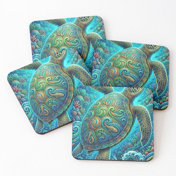 Item preview, GREEN SEA TURTLE designed and sold by likbatonboot.