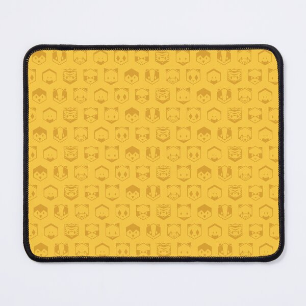Item preview, Honeycomb Animals Yellow - Dark designed and sold by animinimal.