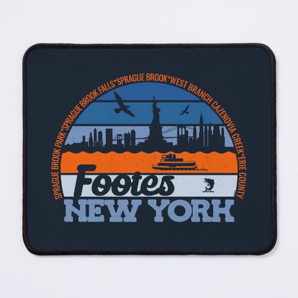 Item preview, Footes New York Sunset Retro Vintage Local Pride Logo designed and sold by CRHPOD20.