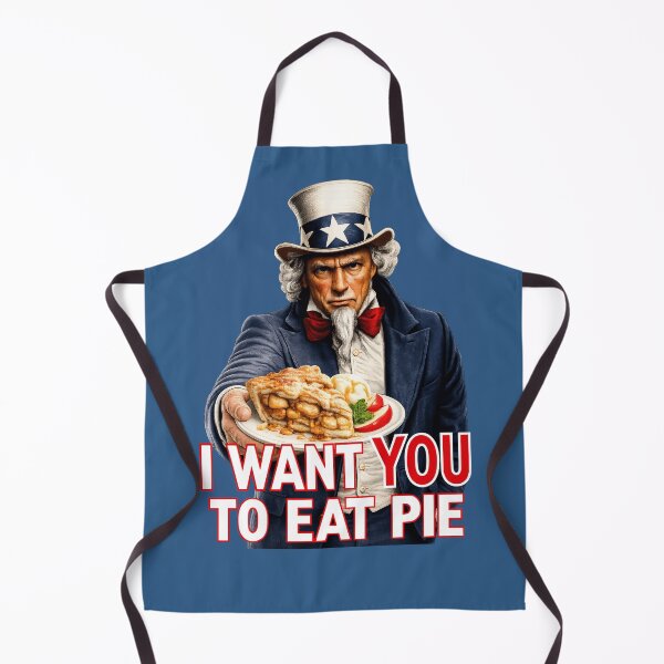 Item preview, Funny Uncle Sam Pie Shirt Patriotic Food Humor 4th of July Dessert Lover designed and sold by TheTrendsDesk.