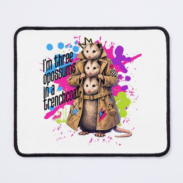 Item preview, Three opossums designed and sold by chaosqueenrach.