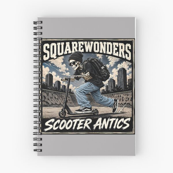 Item preview, Scooter Antics Skeleton Rider – Urban Streetwear Graphic designed and sold by GreggRoss.