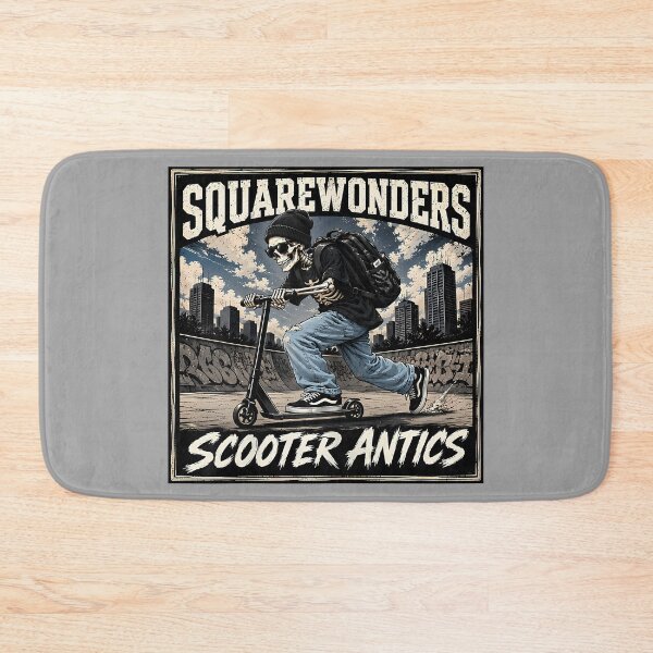 Item preview, Scooter Antics Skeleton Rider – Urban Streetwear Graphic designed and sold by GreggRoss.