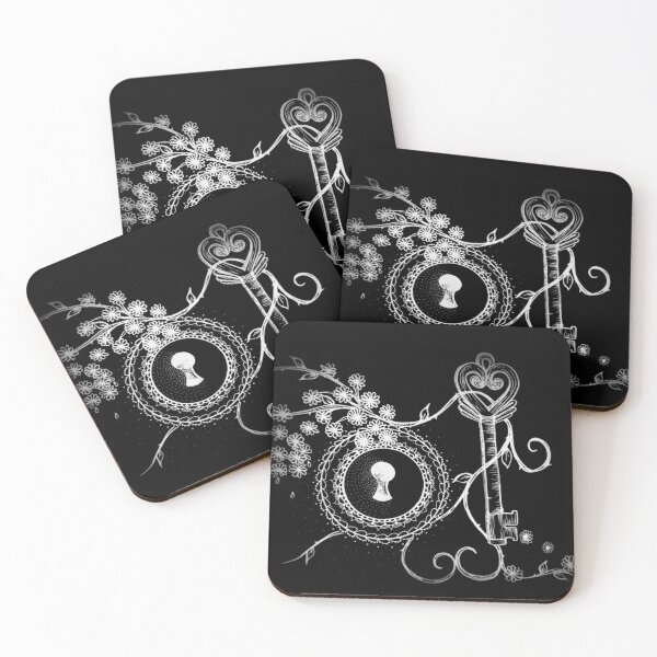 Item preview, The Key (B&W) designed and sold by ThatsWickedbyJo.
