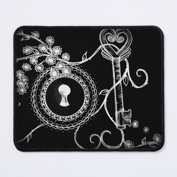 Item preview, The Key (B&W) designed and sold by ThatsWickedbyJo.