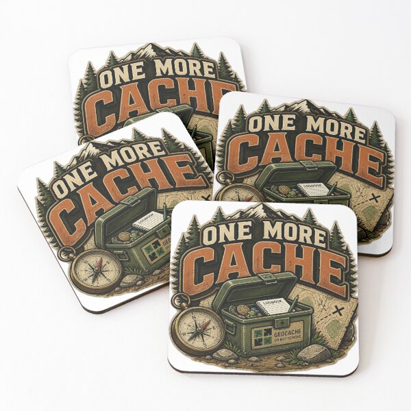 Item preview, One More Cache Geocaching T-Shirt designed and sold by MitikS.