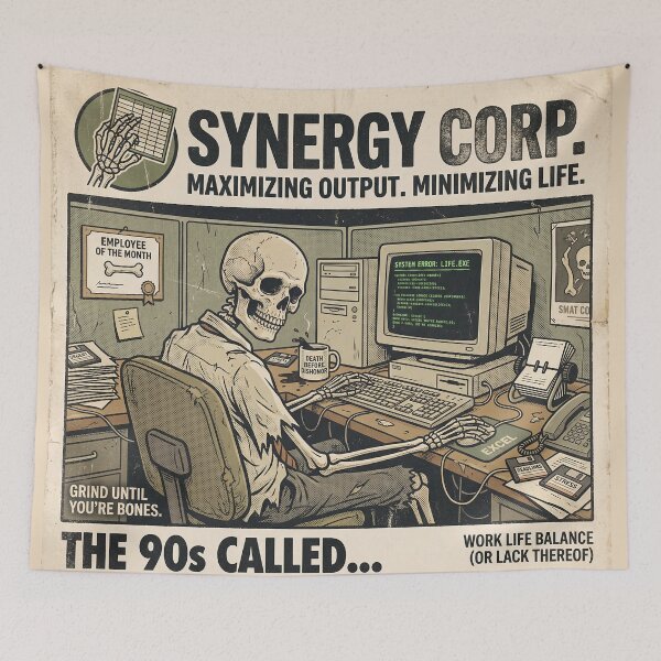 Item preview, Working Hardly Alive Office Humor Design designed and sold by Dream Capsules.
