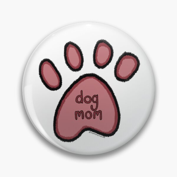 Item preview, Dog Mom Pink Paw Print Illustration  designed and sold by st4rlitmoon.