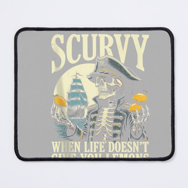 Item preview, Scurvy When Life Doesn't Give You Lemons Funny Pirate Dad Tank Top designed and sold by GreggRoss.