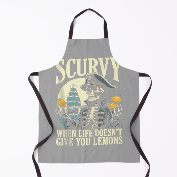 Item preview, Scurvy When Life Doesn't Give You Lemons Funny Pirate Dad Tank Top designed and sold by GreggRoss.