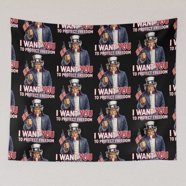 Item preview, Patriotic Uncle Sam Americana American Flag Freedom July 4th designed and sold by TheTrendsDesk.