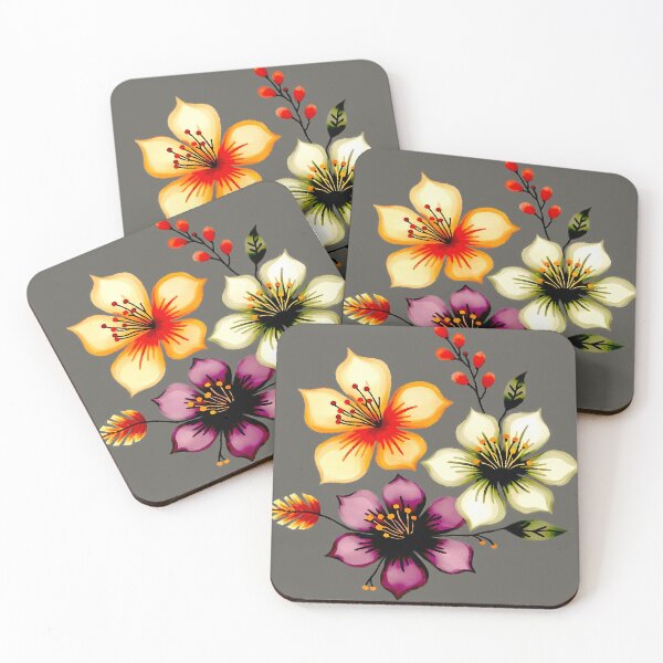 Item preview, Retro Flowers designed and sold by ViaARTfactory.