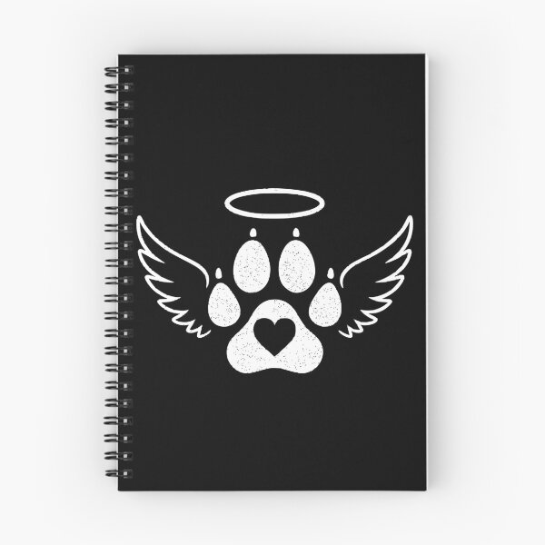 Item preview, White Winged Paw Print Pet Memorial designed and sold by Corvoria.