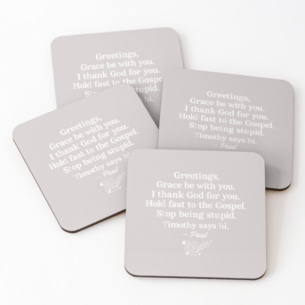 Item preview, Greetings Grace Be with You I Thank God for You Holding Fast designed and sold by MabelWells.