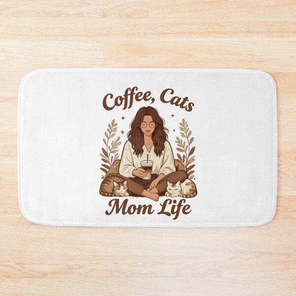 Item preview, Coffee, Cats, Mom Life   designed and sold by LuloCreative.