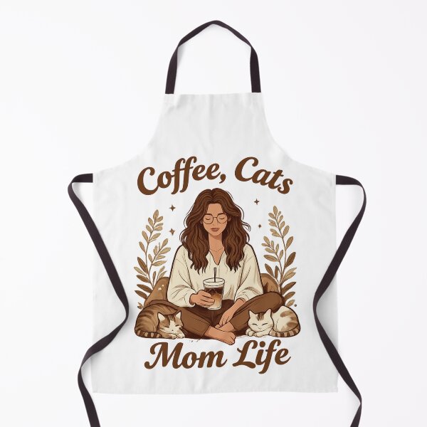 Item preview, Coffee, Cats, Mom Life designed and sold by LuloCreative.