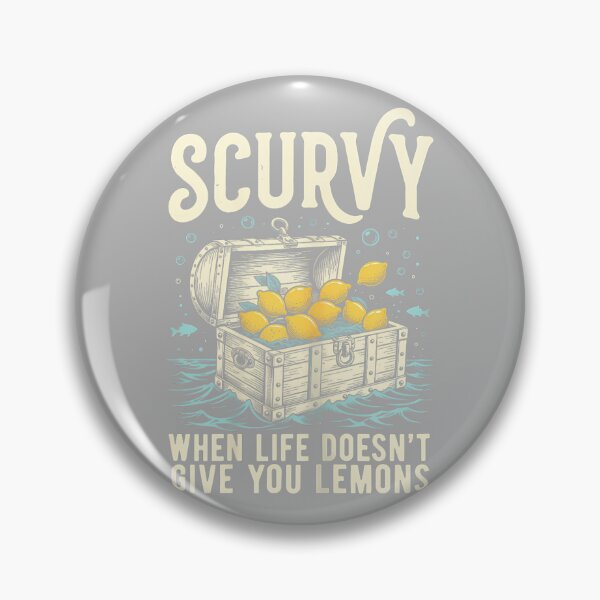 Item preview, Scurvy When Life Doesn't Give You Lemons Funny Pirate Dad_2 designed and sold by GreggRoss.