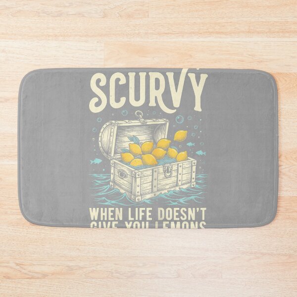 Item preview, Scurvy When Life Doesn't Give You Lemons Funny Pirate Dad_2 designed and sold by GreggRoss.