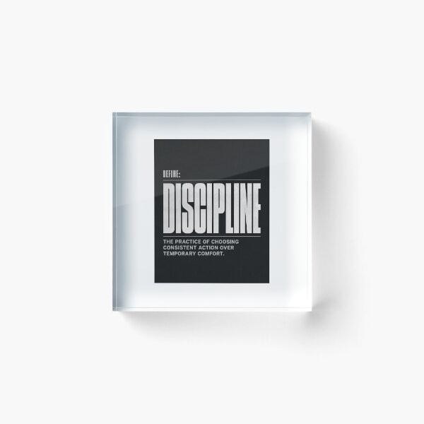 Item preview, Discipline Definition Typography Design designed and sold by PrintxforxYou.